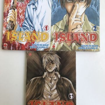 Manga : Island - Tomes 1 à 3 - TBE