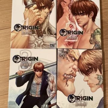 4 premiers volumes de Origin par BOICHI