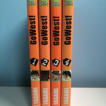 Manga : Go West - Tomes 1 à 4 - Complet - TBE