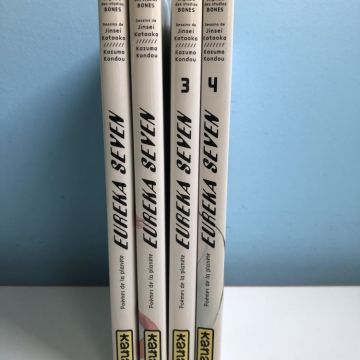 Manga : Eureka Seven - Tomes 1 à 4 - TBE