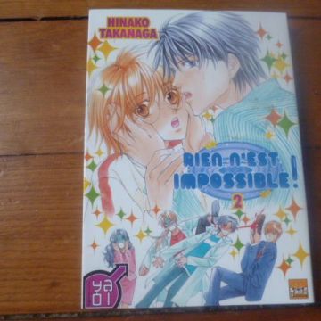 Rien n'est impossible tome 2 (manga rare yaoi BL)