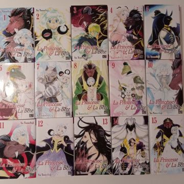 Lot de manga (15 tomes) La princesse et la bête