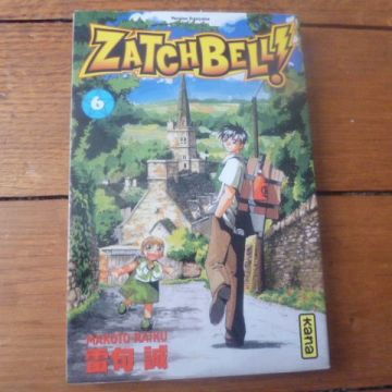 (RARE) manga Zatchbell tome 6