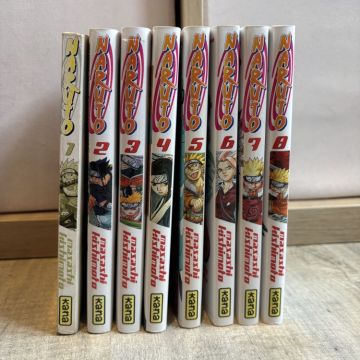 Naruto tomes 1-8