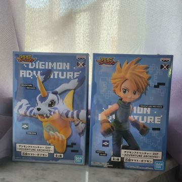 Figurines BANPRESTO Ishida Yamato (Matt) et Gabumon Digimon Aventure DXF