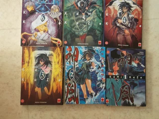 Kamikaze de Satoshi Shiki tomes 1 à 6 (version française)