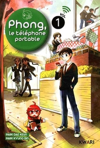 Illustration de la série Phong - le téléphone portable