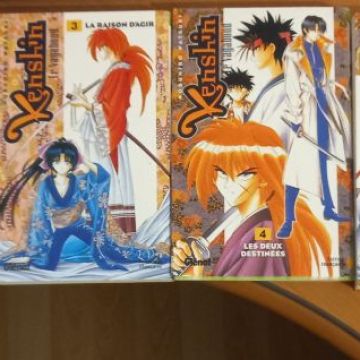 Lot Kenshin Le Vagabon T1à6 Avec Couverture Manga Livres 