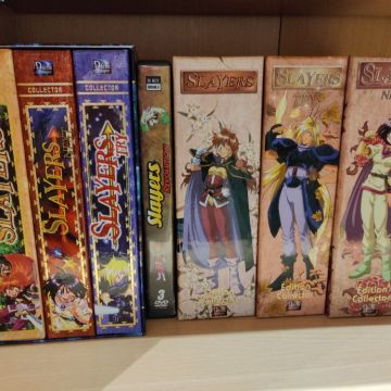 DVD slayers s1 à s4 + anciens collector