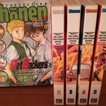 Shonen vol 1 à 5 (recueil de mangas, articles)