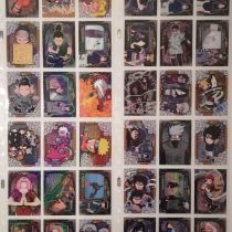 Naruto Cartes Japonaises prismes à collectionner Ensky 2005 FULL SET + 2 Boosters scellés + 1 checklist  + boîte vide de boosters / Rare