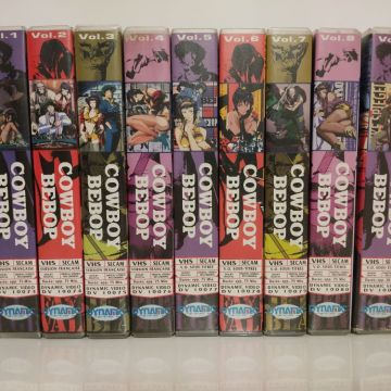 Cowboy Bebop intégrale VHS lot 1-9 ( 26 épisodes)