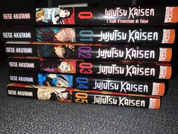 Mangas Jujutsu Kaisen tome 1 à 5 + le 0