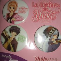 Lot De 3 Badges Shojo Manga La Destinée De Yuki