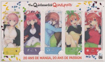 Set De 5 Marque-Pages Manga The Quintessential Quintuplets