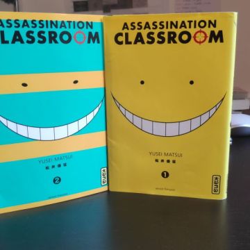 Tomes 1 et 2 d'Assasination Classroom 