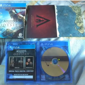 RARE Assassin's Creed Odyssey Edition Oméga COMPLETE ET EN PARFAIT ETAT