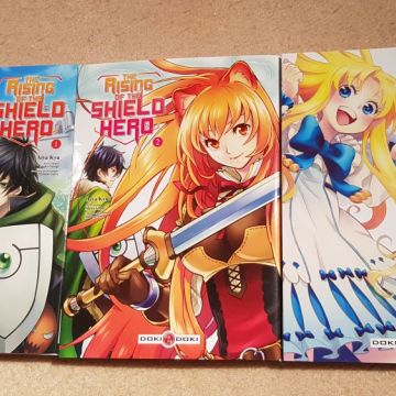 The rising of the shield hero tome 1 à 3