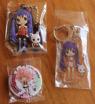 Fairy Tail Manga - porte-clefs, figurine, badge