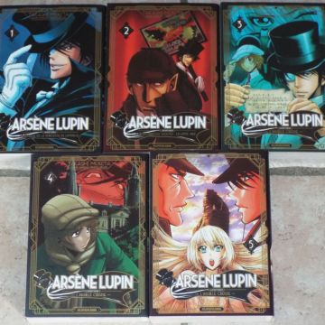 Arsène Lupin l'Aventurier - Intégrale Tomes 1 à 5 1ère édition VF (Takashi Morita - Kurokawa)