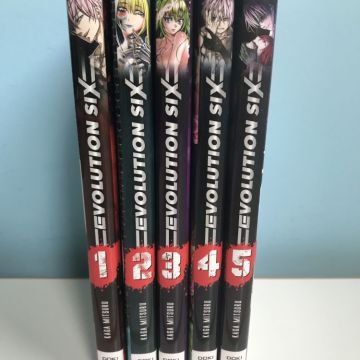 Manga : Evolution Six - Tomes 1 à 5 - Complet - TBE 