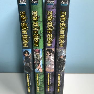 Manga : Monster Hunter Orage - Tomes 1 à 4 - Complet - TBE 