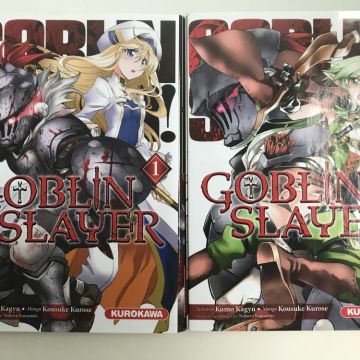 Manga : Goblin Slayer - Tome 1 et 2 - TBE