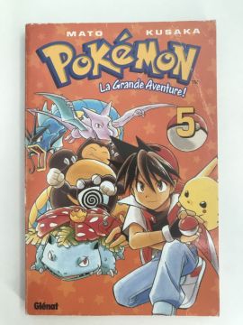 Manga : Pokémon La Grande Aventure - Kiosque Fascicule - Tome 5 - TBE