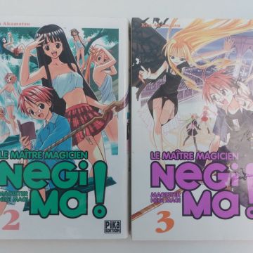 Manga : Negima - Tomes 2 et 3 - TBE