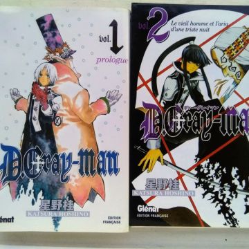 D.Gray-man tomes 1&2