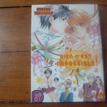 Rien n'est impossible tome 4 (manga rare yaoi BL)
