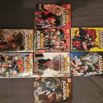 8 volumes de My Hero Academia