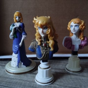 3 Figurines Lady Oscar