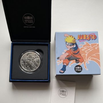 10€ Argent Naruto Monnaie de Paris