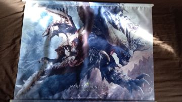 Monster Hunter: World wallscroll Rathalos & Nergikante 80 x 60 cm