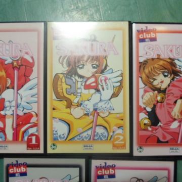 VHS VF Sakura Volume 1, 2, 3, 5 et 6