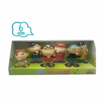 6 Figurines Crayon Shin Chan